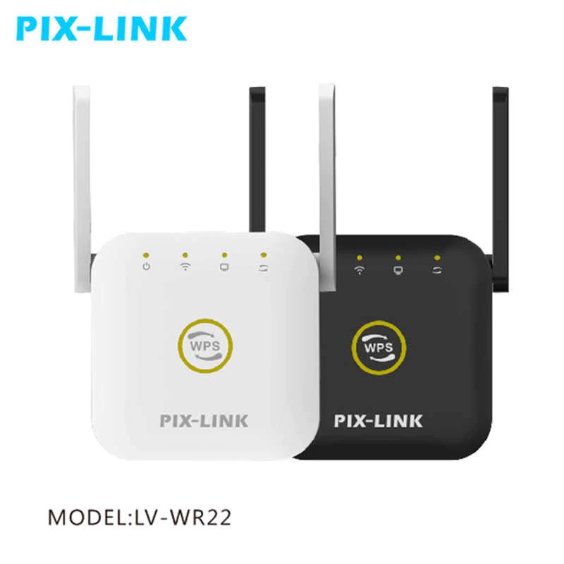 otros electronicos - Repetidor WIFI inalámbrico PIXLINK WR22, 300Mbps, amplificador Largo Alcance 1