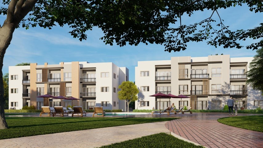 apartamentos - Proyecto en venta Punta Cana #24-417 un dormitorio, balcón, gimnasio, piscina
 5