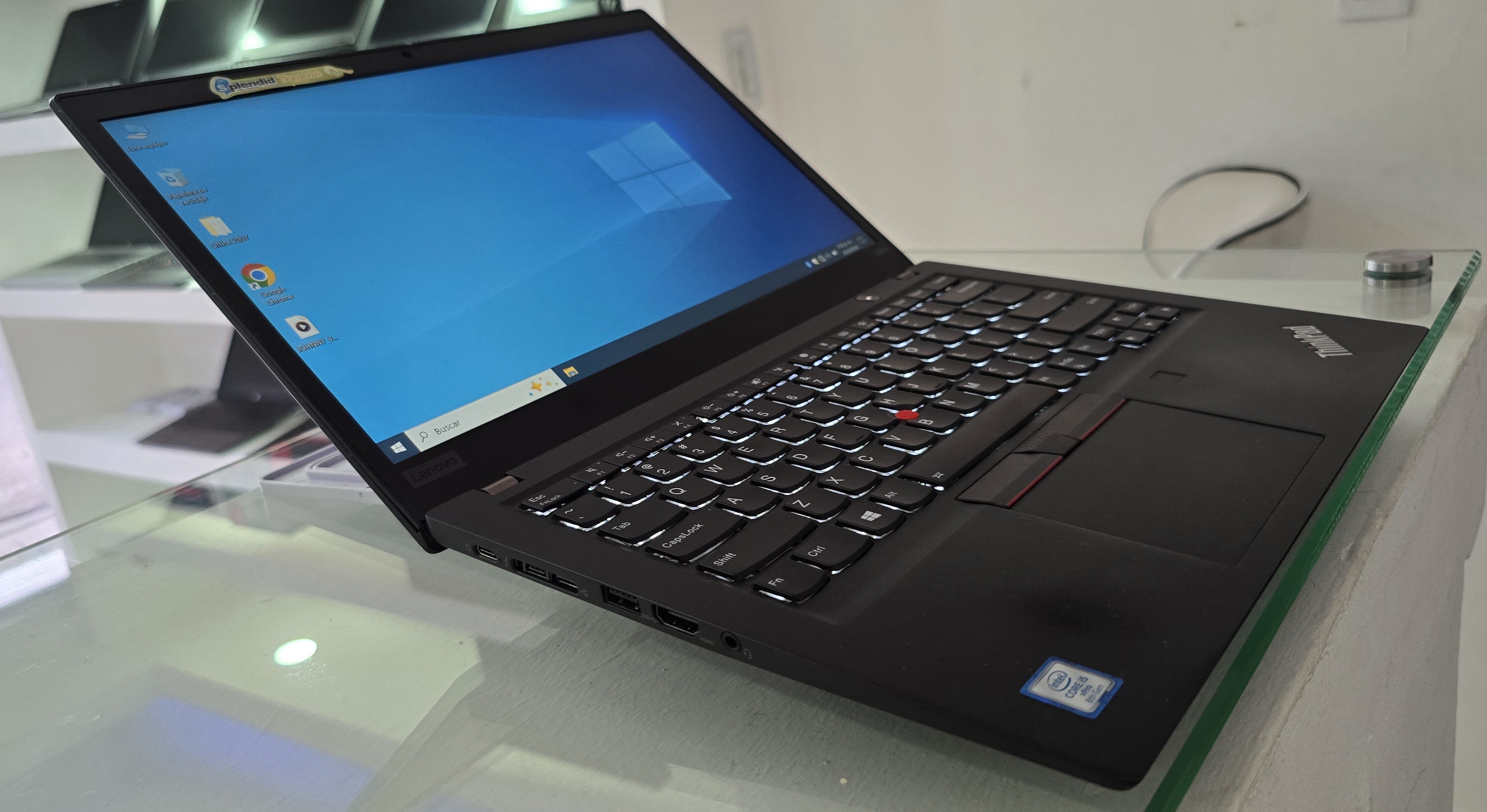 computadoras y laptops - lenovo T490s 14 Pulg Core i5 8va Gen Ram 8gb ddr4 Disco 512gb Solido Full 2