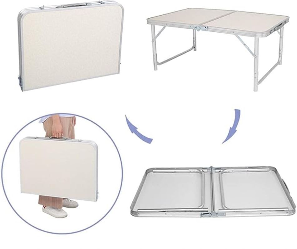 electrodomesticos - Mesa Plegable para exterior con 4 bancos plegables 3