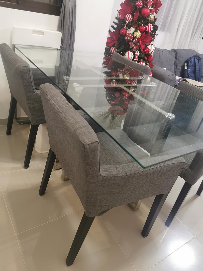 muebles y colchones - Comedor de 4 sillas ilumel 3