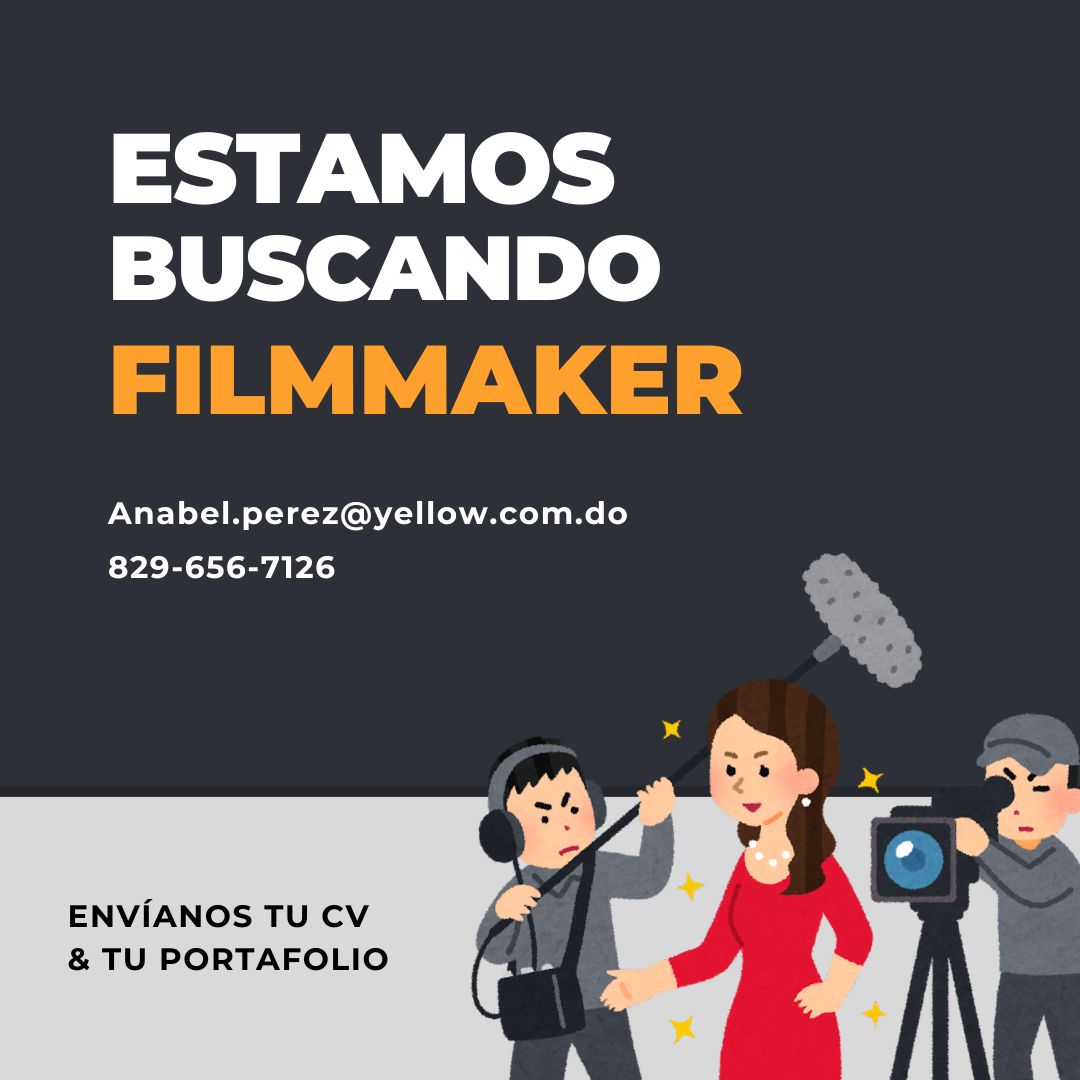 empleos disponibles - Se busca filmmaker junior 