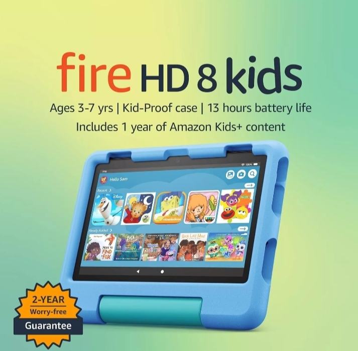 celulares y tabletas - TABLET AMAZON FIRE HD 8 KIDS NUEVA EN CAJA  1