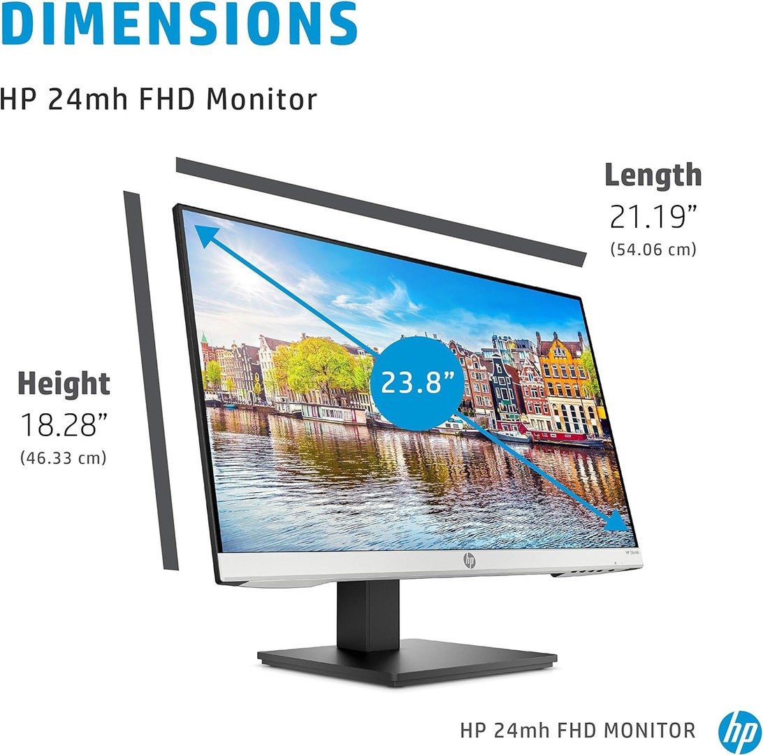 computadoras y laptops - Monitor HP FHD de 24mh  IPS de 24 pulgadas 1080p - Altavoces incorporados 4