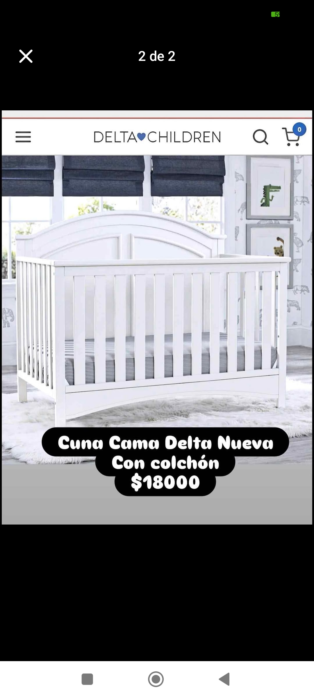 muebles - Hermosa cuna nueva en caja 