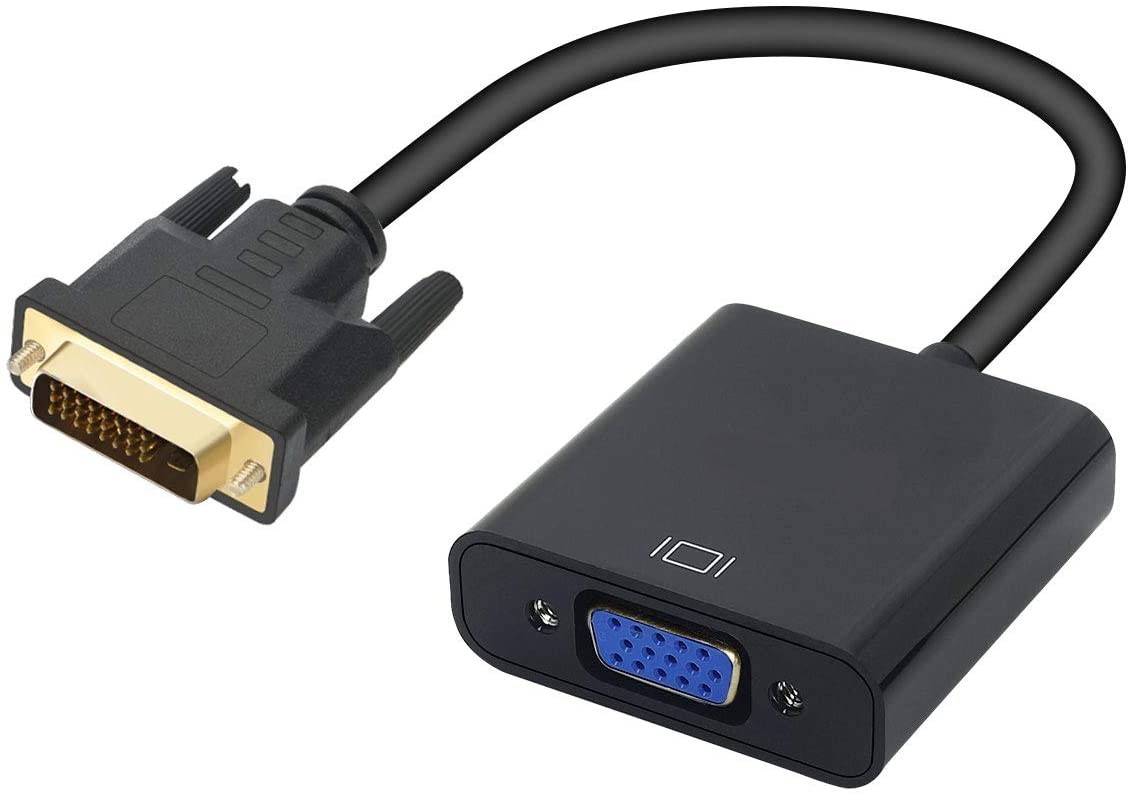 accesorios para electronica - Adaptador convertidor DVI-D a VGA