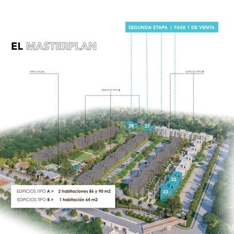 apartamentos - Proyecto en venta Punta Cana #24-417 un dormitorio, balcón, gimnasio, piscina
 4