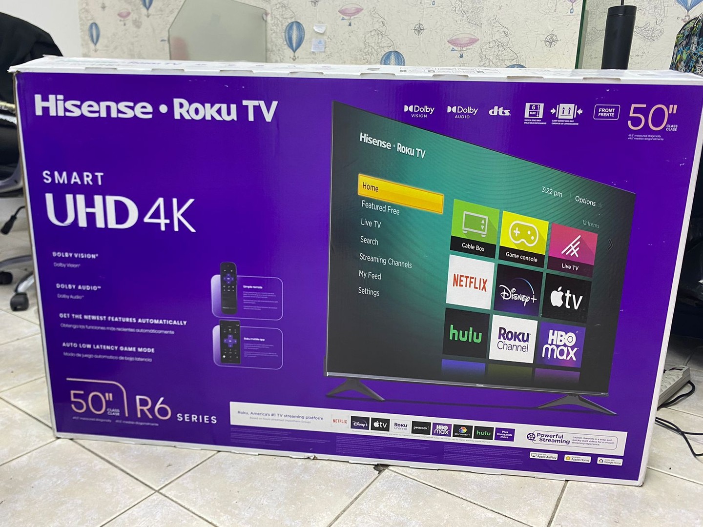 tv - SMART TV HISENSE "50" ROKU