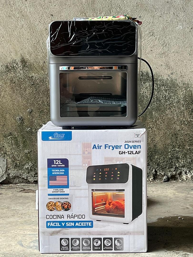 electrodomesticos - Air fryer🇺🇸 12 litros,digital,vidrio panorámico,2 bandeja,guantes, garantía. 1