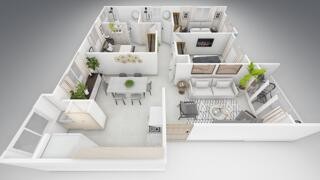 apartamentos - Venta de proyecto Cerros De Palmarejo #21-1732 dos dormitorios, 2 baños, 1 puest 5