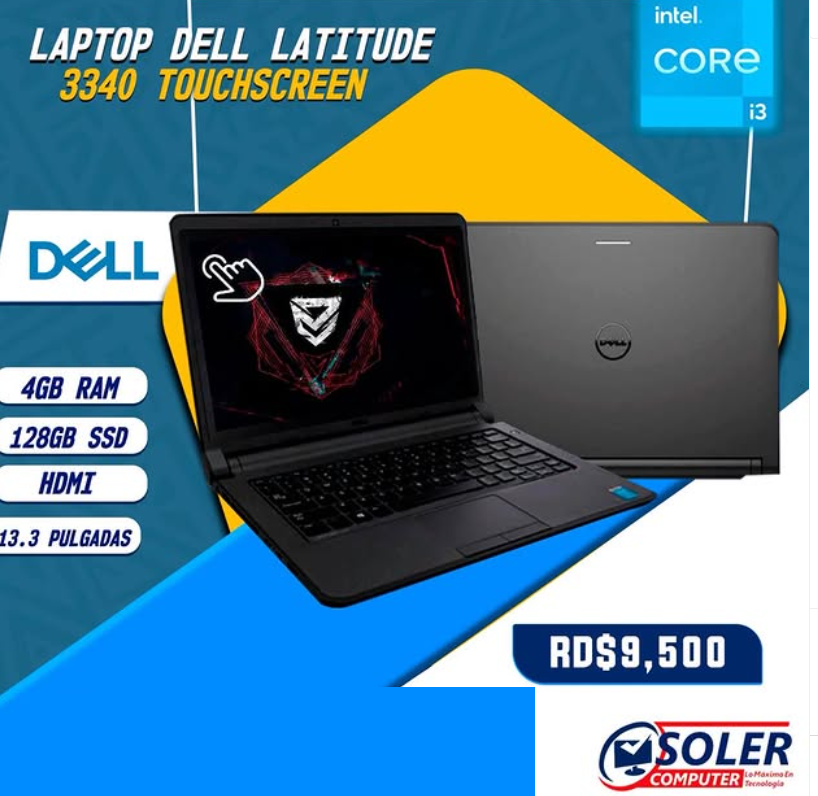 otros electronicos - Laptop Dell latitude 3340  Procesador Intel Core 