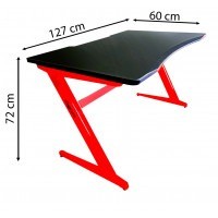 muebles y colchones - Escritorio Gaming Disponible y en Oferta hAltura=72Cm, Largo=127Cm, Ancho=60Cm