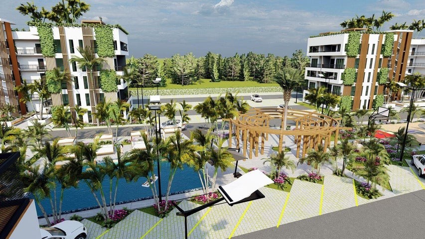 apartamentos - Proyecto en venta Punta Cana  #24-447 dos dormitorios, balcón, piscina, Gym. 6