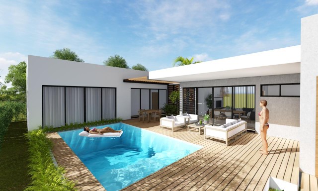 casas vacacionales y villas - Espectacular villa en construcción lista en 6 meses Separe ahora 0