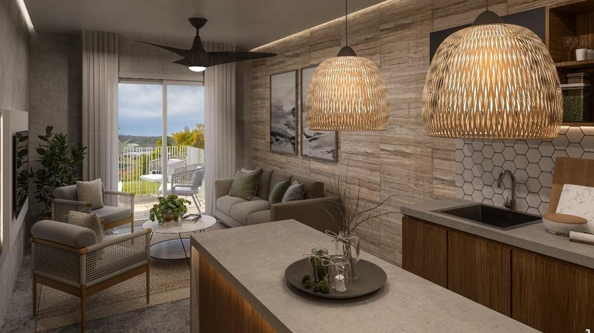 apartamentos - Proyecto en venta Punta Cana # 24-1754 un dormitorio, parqueo, caminerias, segur