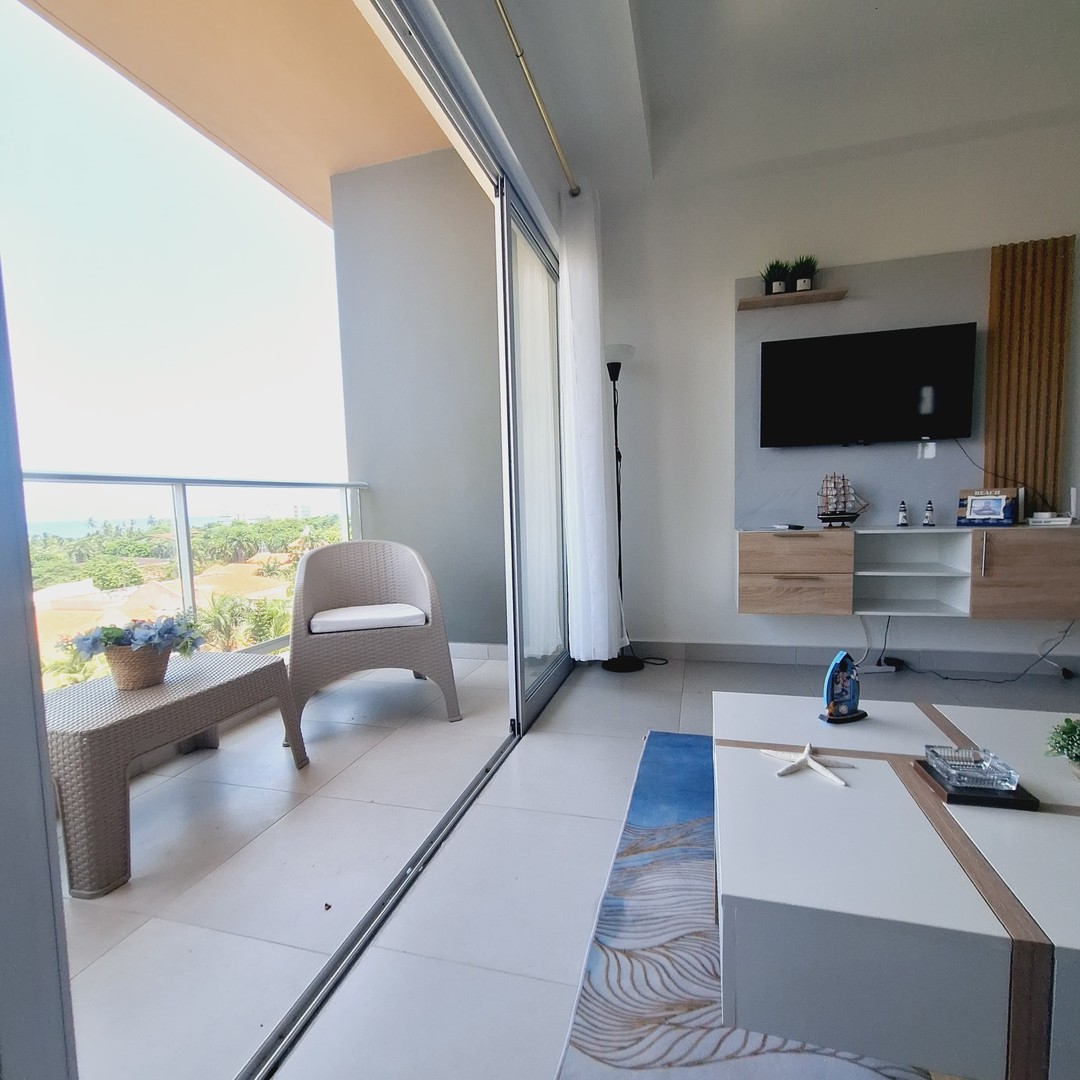 apartamentos - Apartamento amueblado con vista al mar próximo a la playa en Juan Dolio  2
