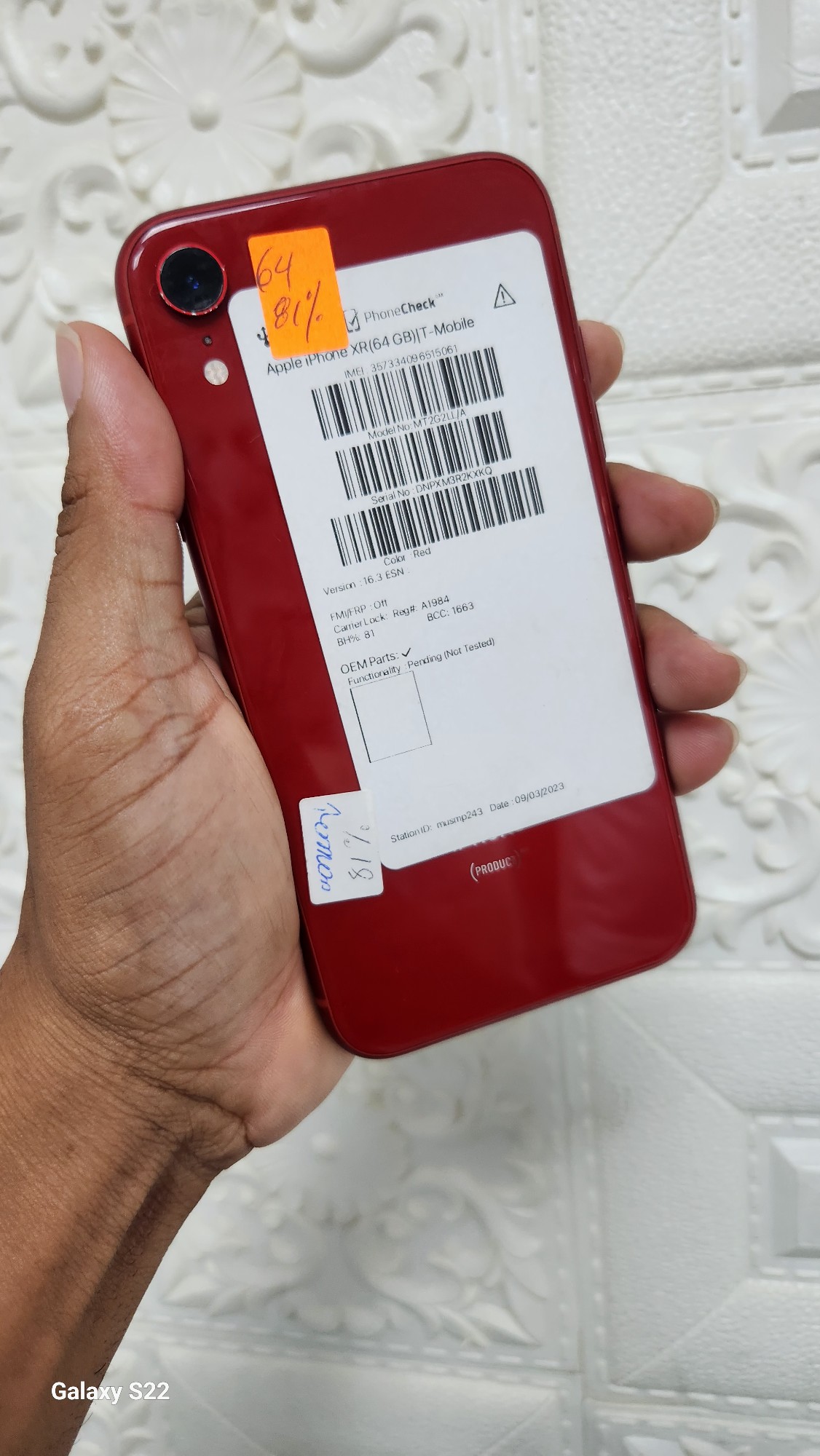 celulares y tabletas - Iphone XR 64GB