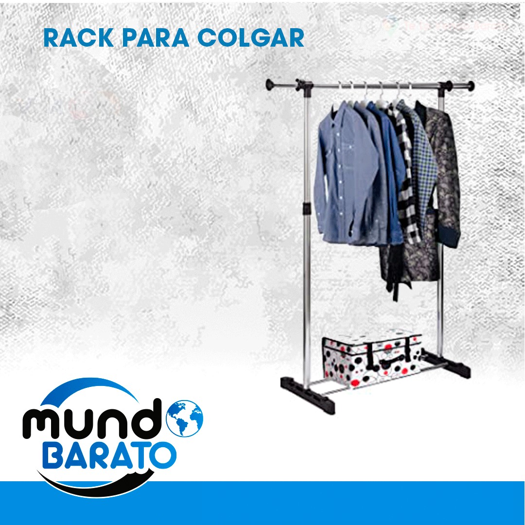 decoración y accesorios - Rack Tendedero de ropa Ajustable Liviano Portátil Paca Soporta 30 Kg 66 Libras