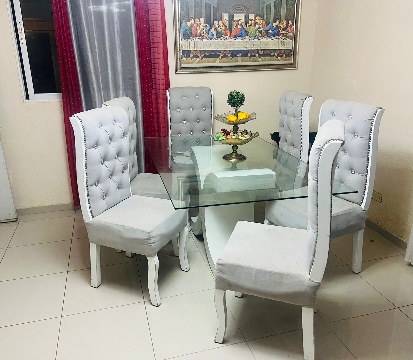 muebles y colchones - Juego de Comedor de 6 silla calidad premium 1