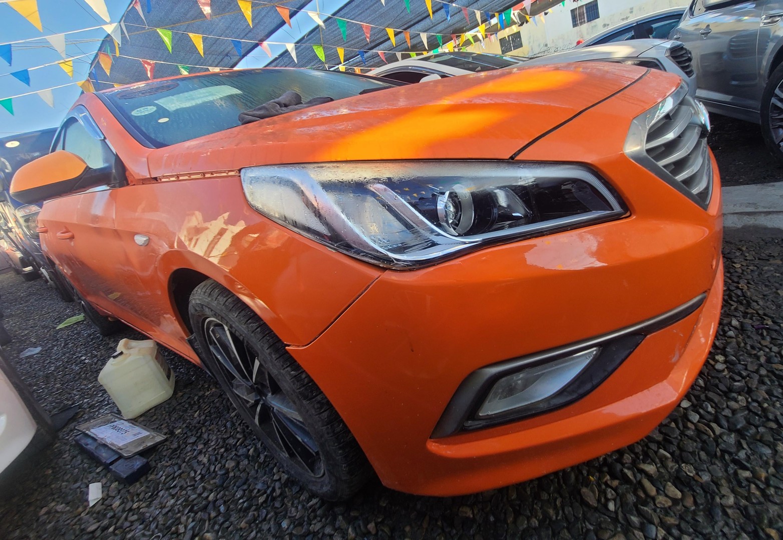 carros - HYUNDAI SONATA LF 2017  NARANJA 1