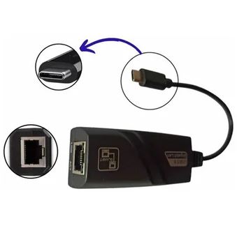 accesorios para electronica - Adaptador de red tipo C a RJ45 ethernet  2