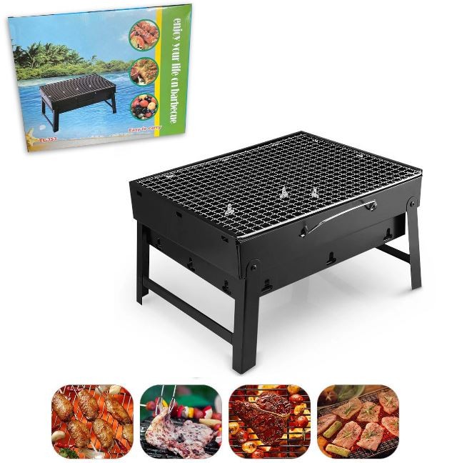 herramientas, jardines y exterior - Mini BBQ, parrilla portatil de carbon. 0