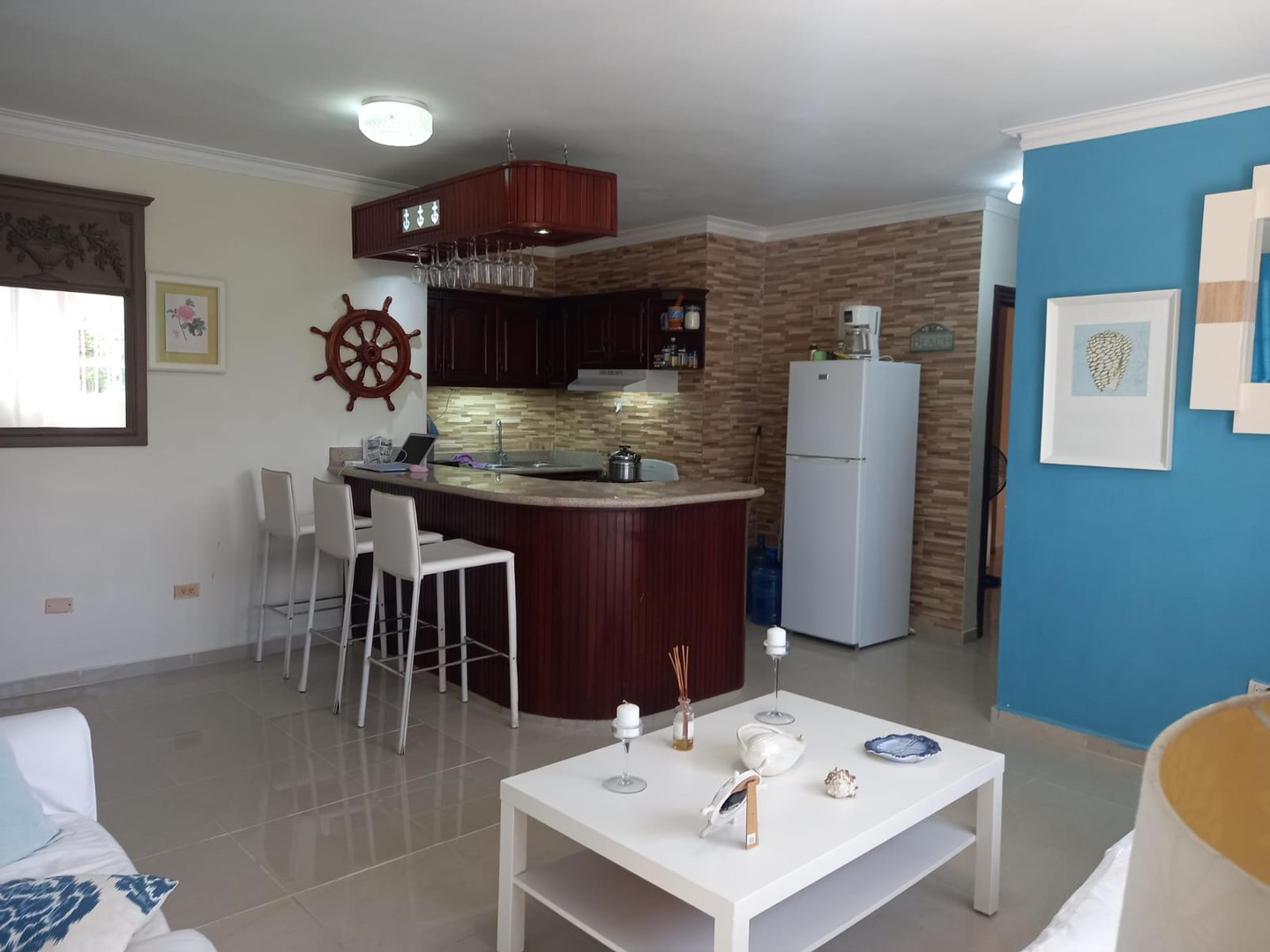 apartamentos - Apt para vivir o Invertir En Bávaro En Apartamento Amueblado Full CODIGO: PD34 5