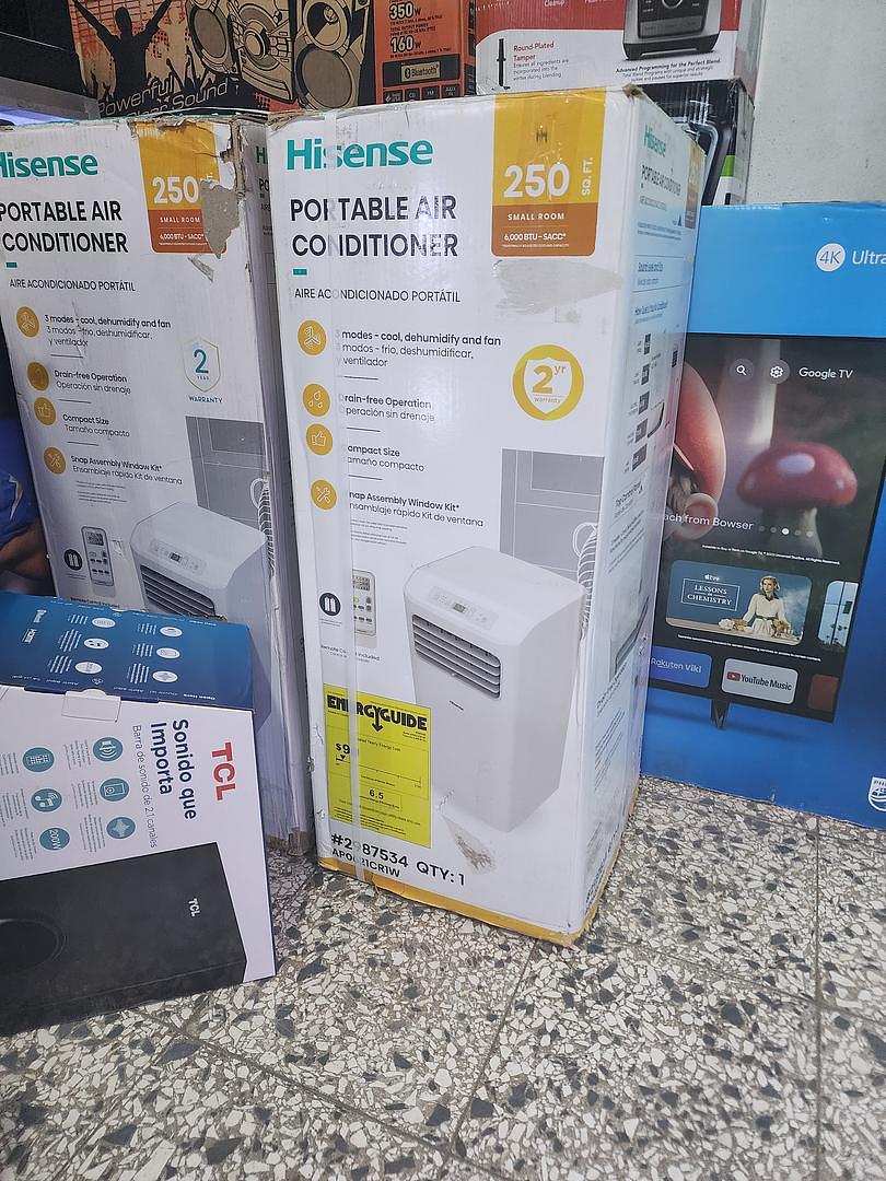 aires acondicionados y abanicos - Aires acondicionado portátil hisense 6000 btu 2