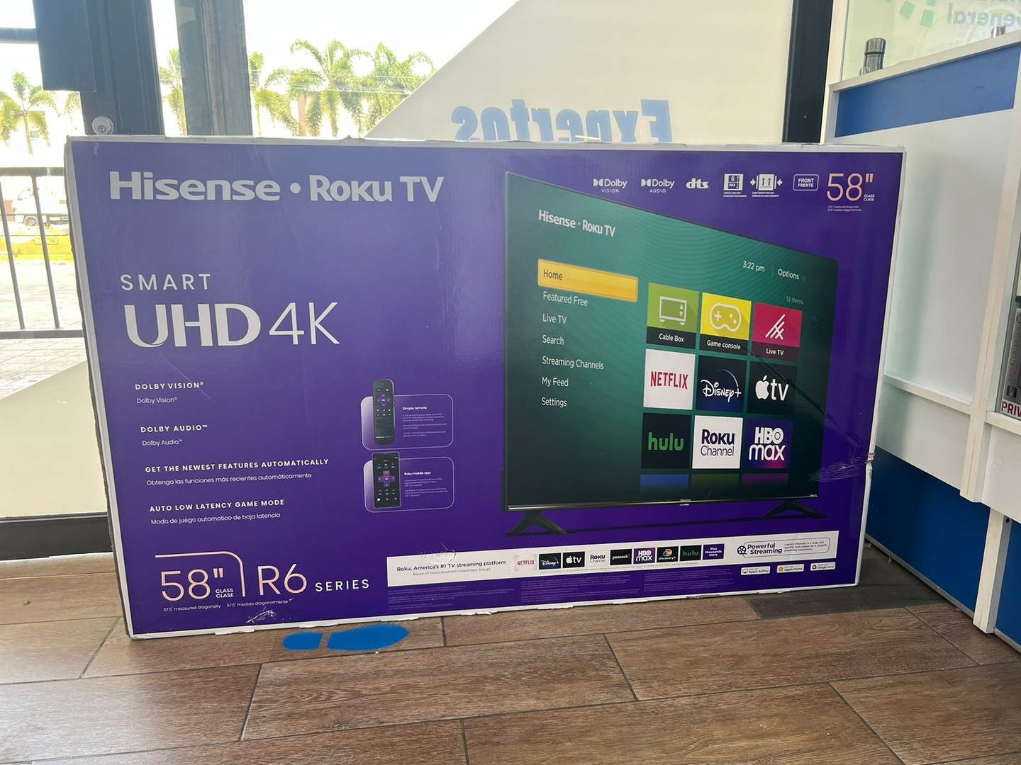 celulares y tabletas - SMART TV HISENSE "58" ANDROID 4K 