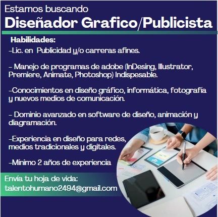 empleos disponibles - Se busca Publicista