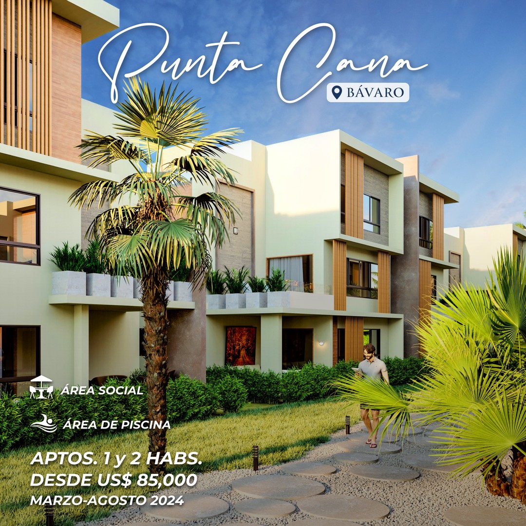 apartamentos - Vendo Apartamento En Punta Cana