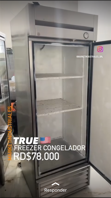 servicios profesionales - TRUE 🇺🇸
Freezer congelador