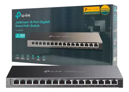 otros electronicos - SWITCH 16 PUERTOS TP-LINK GIGABIT RJ45 ETHERNET