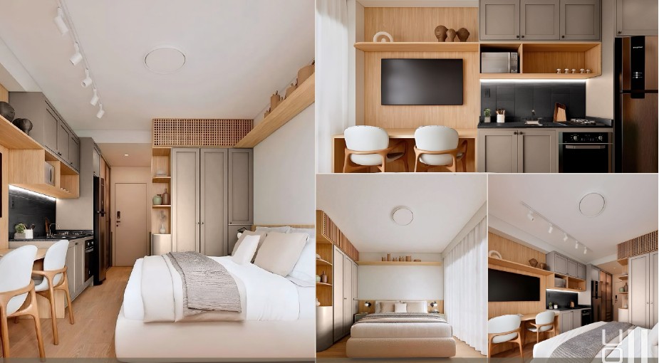 apartamentos - Estudio Nuevo Ideal P/Inversion Alado de Acropolis 9