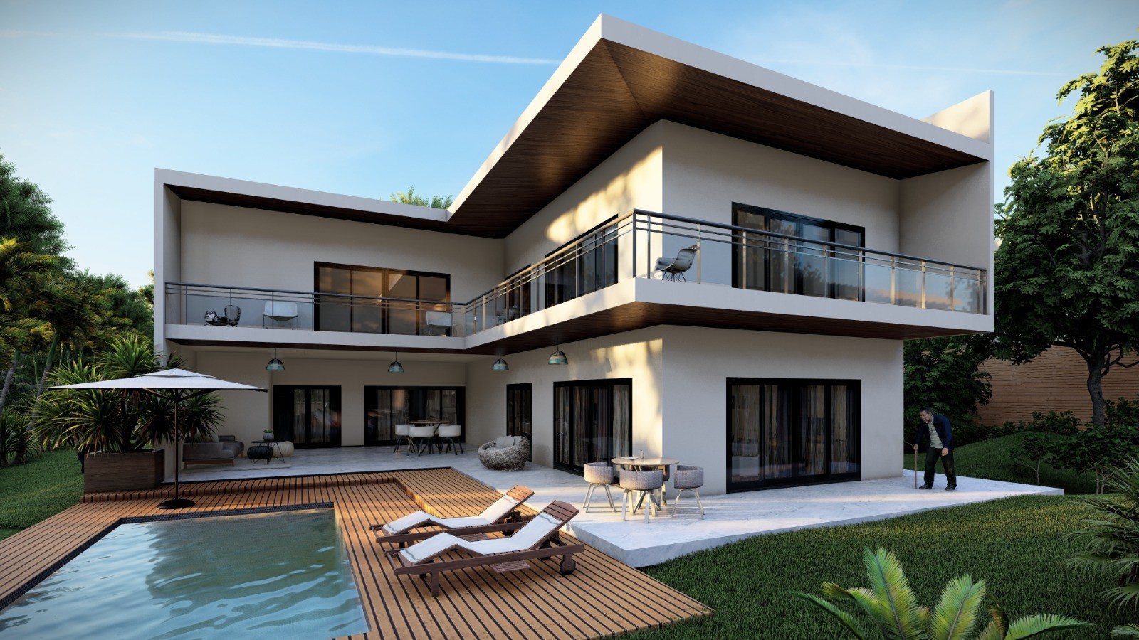 casas vacacionales y villas - Villa de 4 habitaciones en Punta Cana Village entrega en 50 dias