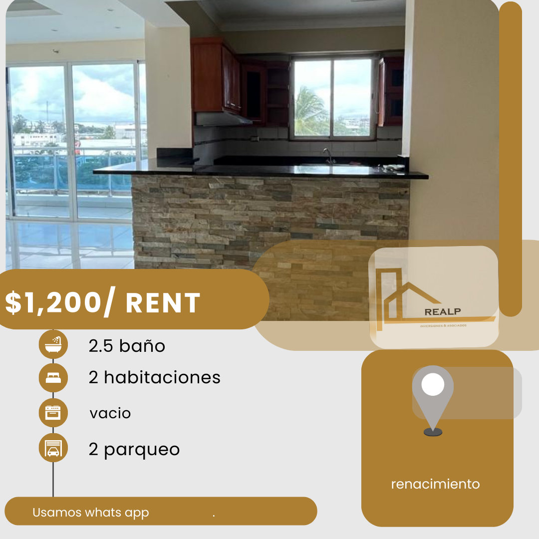 apartamentos - hermoso apartamento en el renacimiento 