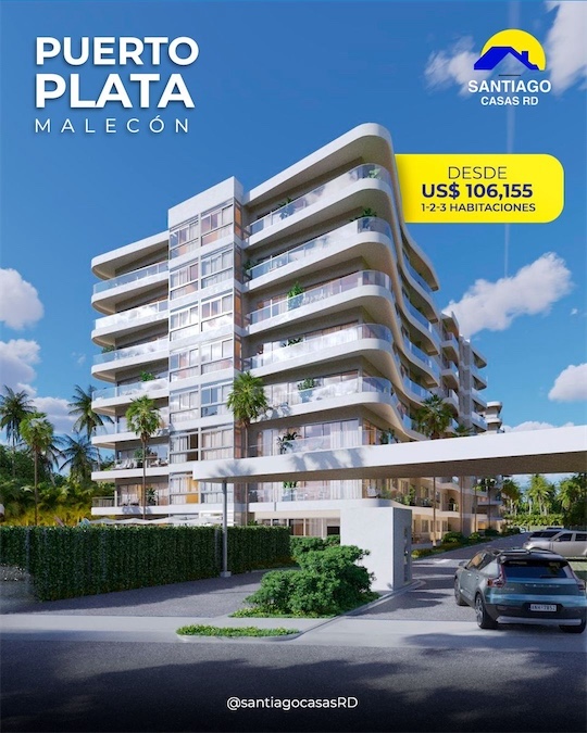 apartamentos - Apartamentos en venta Frente al Malecón de Puerto Plata.