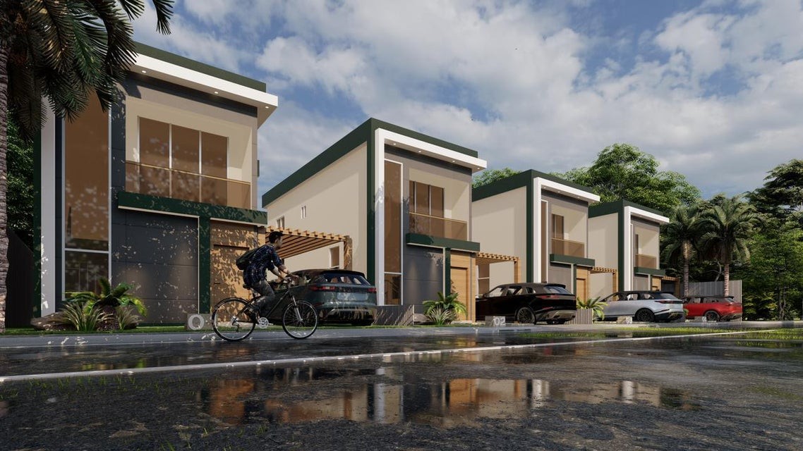 casas - Proyecto en venta Punta Cana #24-1430 dos dormitorios, parqueaderos, seguridad.
 7