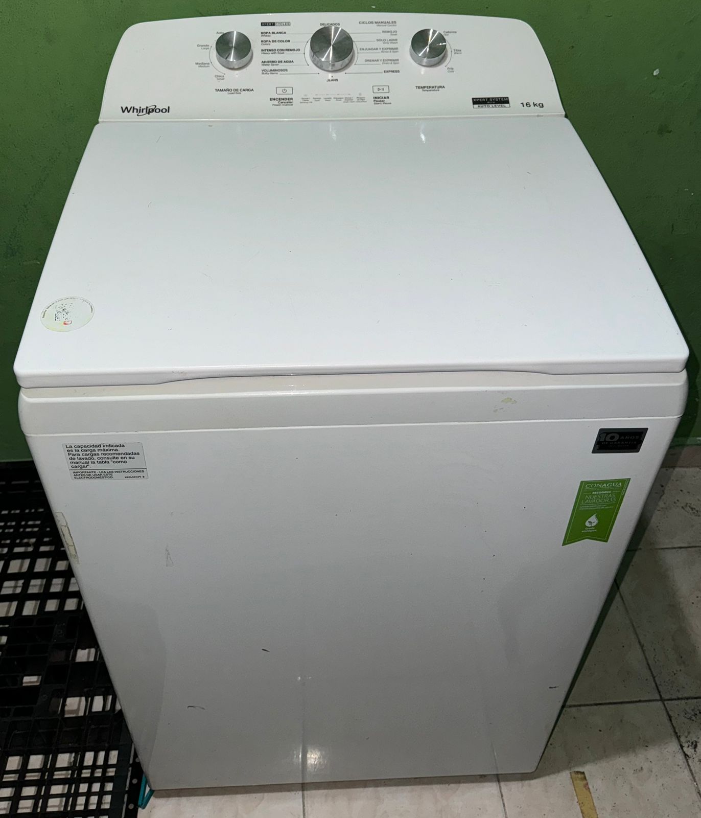 electrodomesticos - Lavadora Whirlpool blanca  1