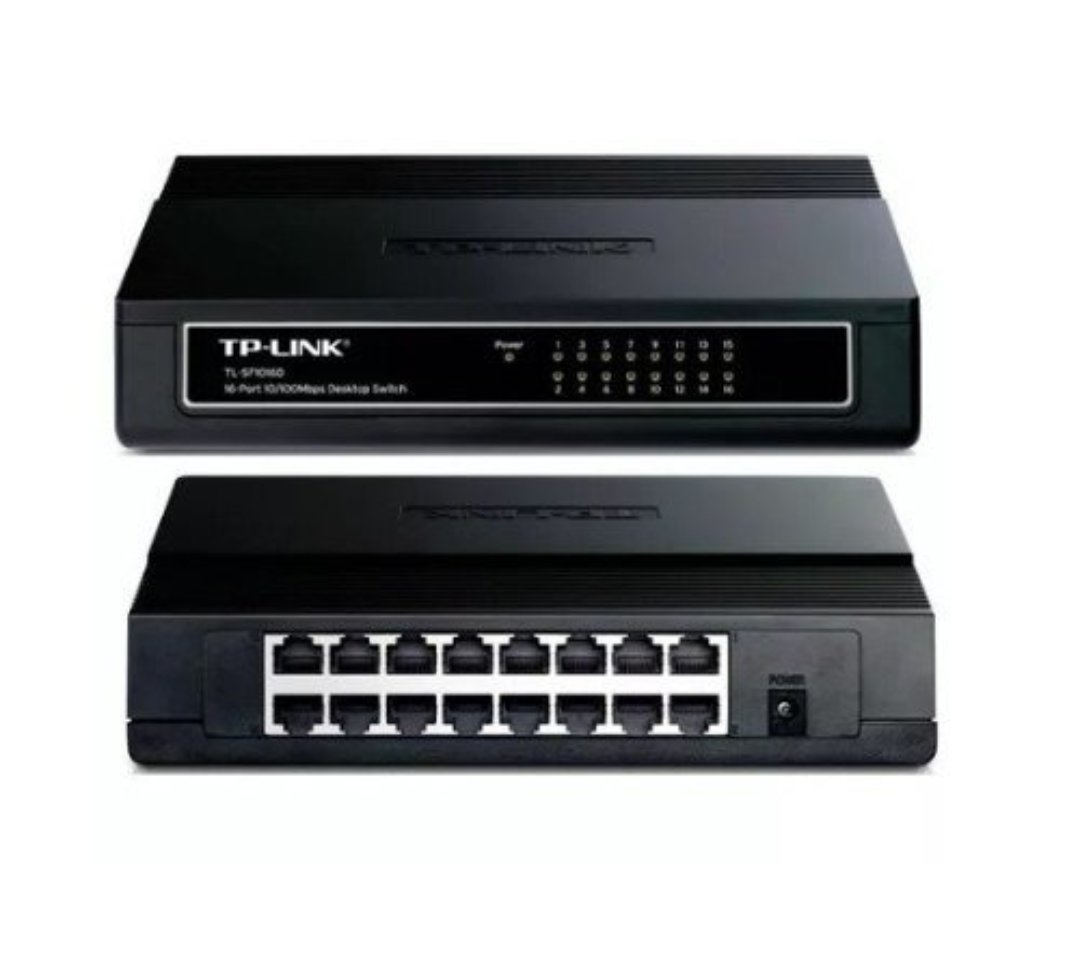 computadoras y laptops - SWITCH 16 PUERTOS TP-LINK TL-SF1016D, NO ADMINISTRABLE/DESKTOP,16 PUERTOS 10/100