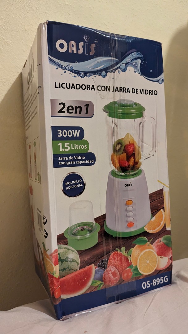 electrodomesticos - Licuadora Oasis con Jarra de Vidrio 1.5L