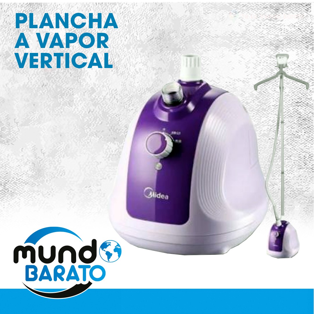 electrodomesticos - Plancha A Vapor Vertical Midea 3 Niveles 1260w Ideal para paca