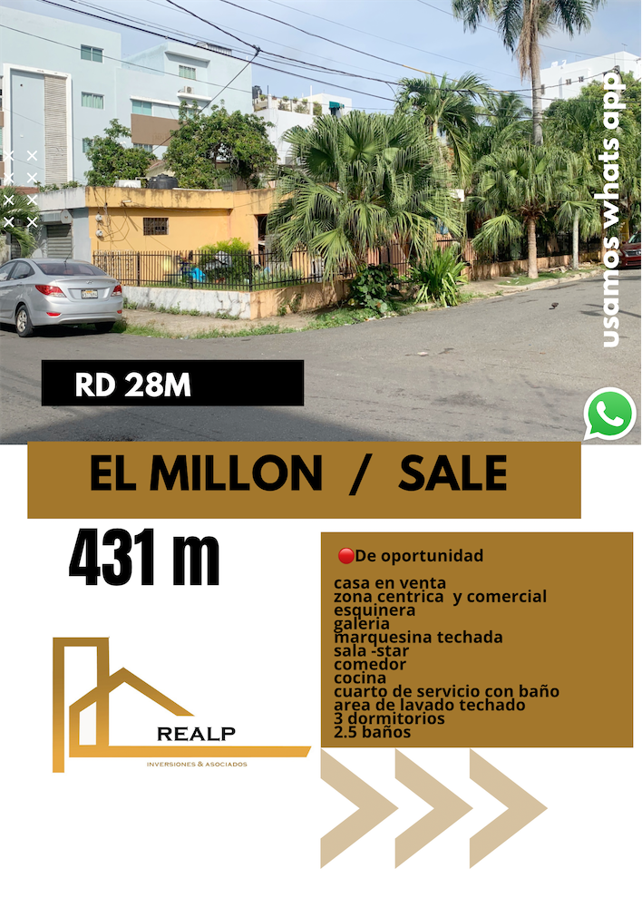 casas - Propiedad  en venta millon