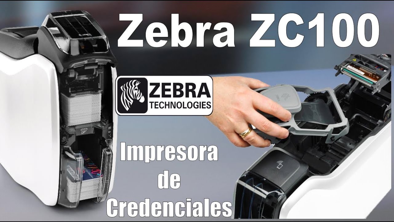impresoras y scanners - MPRESORA ZEBRA ZC100 PARA CARNET,TARJETA DE INDENTIFICACCION, UNA CAR
