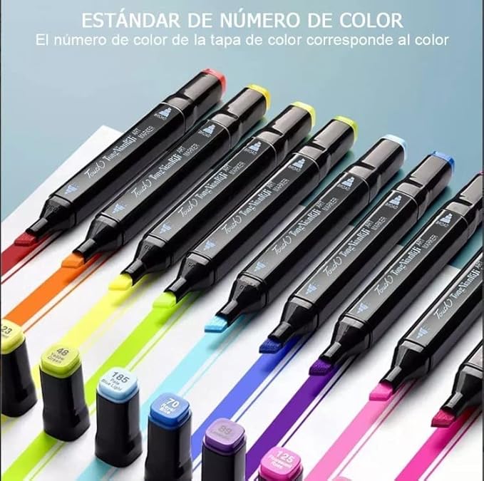 hobby y coleccion - Colores Marcadores Plumones Punta De Pincel Dual 4