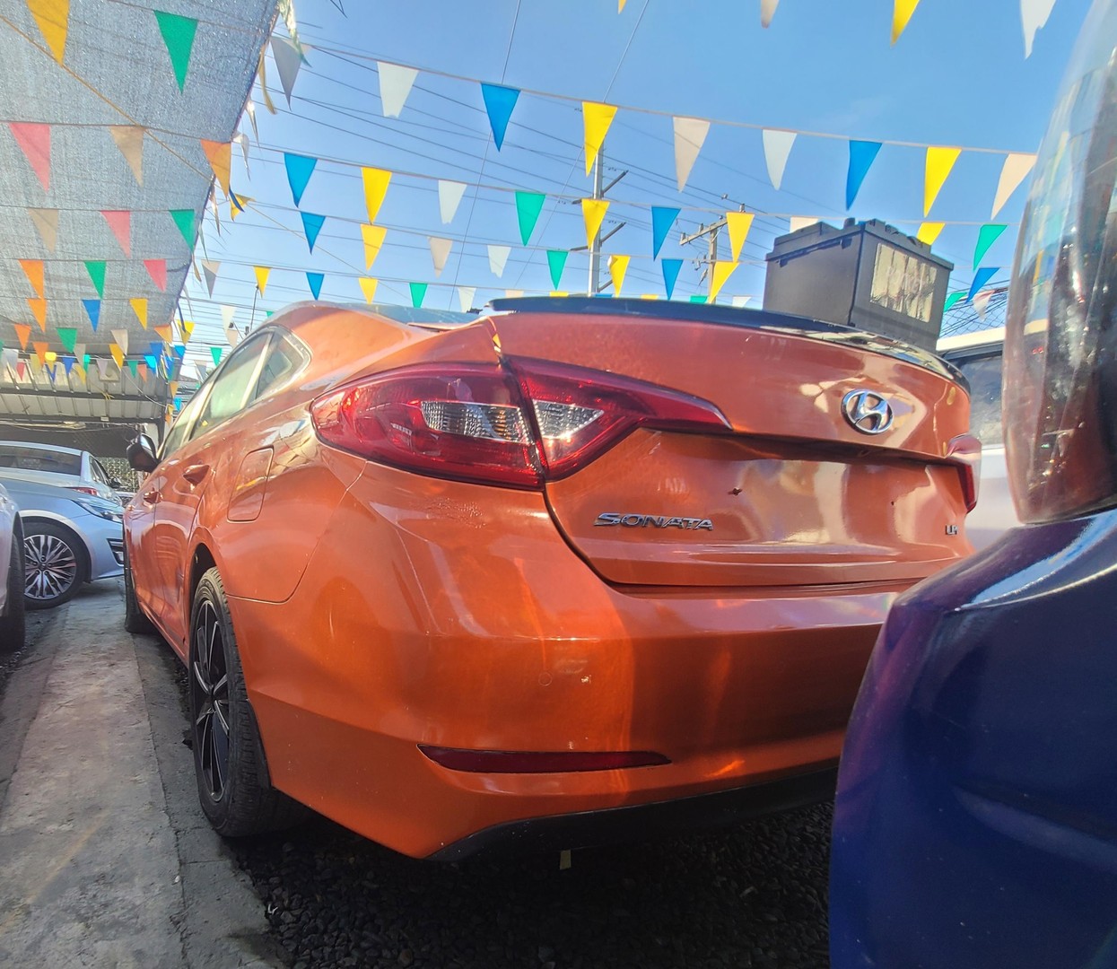 carros - HYUNDAI SONATA LF 2017  NARANJA 4