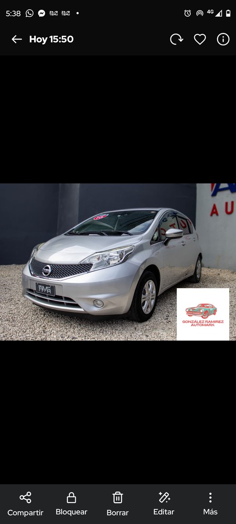carros - Nissan note 2017 8