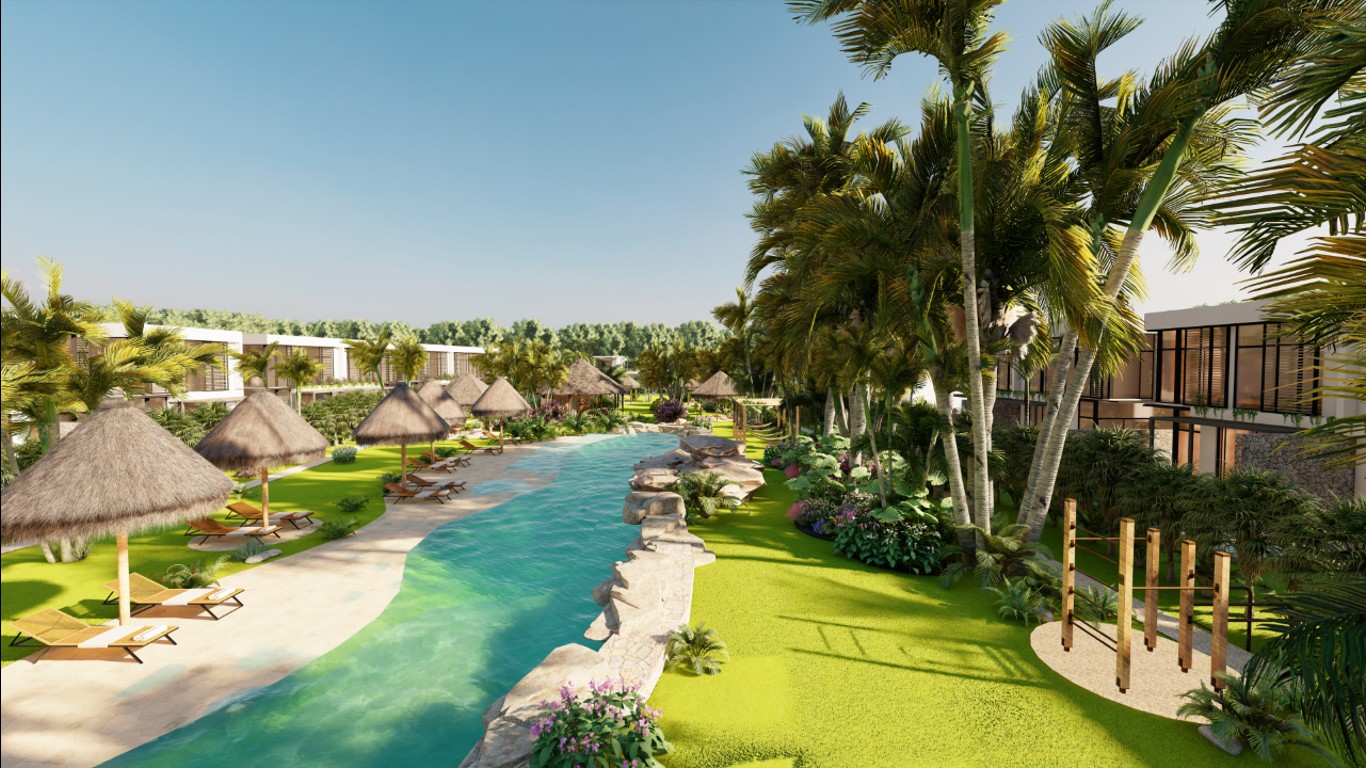 casas vacacionales y villas - Residencial de Villas Eco- Friendly  en venta a Veron, Punta Cana 8