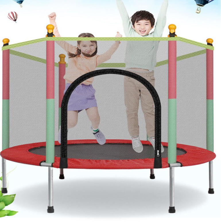 juguetes - Trampolin para niños medidas 48x55 pulgadas peso max 200 libras Nuevo  4