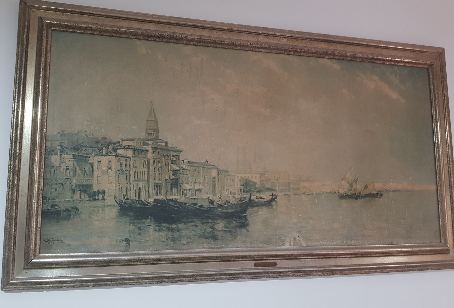 arte y antigüedades - Góndolas en Venecia  1